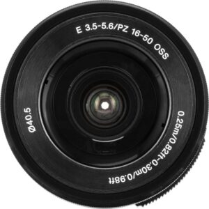 Sony E PZ 16-50mm f/3.5-5.6 OSS Lens (SELP1650) + Filter Kit + Lens Cap Keeper + Cleaning Kit + More (Renewed)