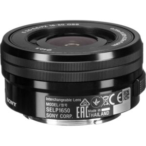 Sony E PZ 16-50mm f/3.5-5.6 OSS Lens (SELP1650) + Filter Kit + Lens Cap Keeper + Cleaning Kit + More (Renewed)