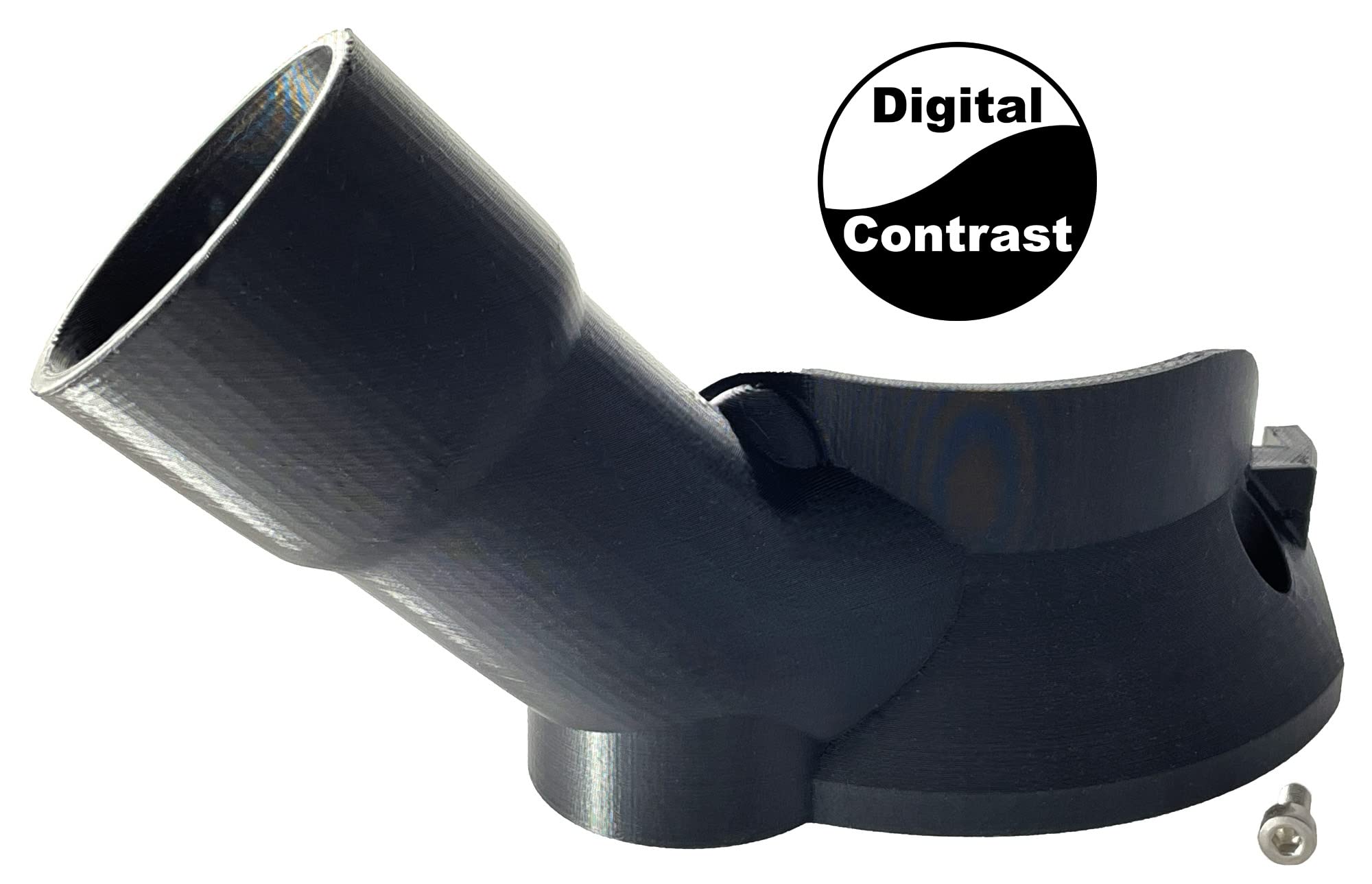 Trim Router Hose Adapter, Compatible with DeWalt DCW600 and DWP611 to Festool 27mm and 36mm Hose, Black