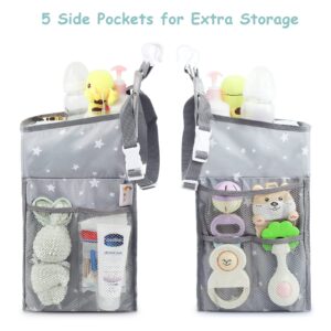 Maliton Diaper Caddy Organizer for Baby Boy and Changing Table Diaper Organizer