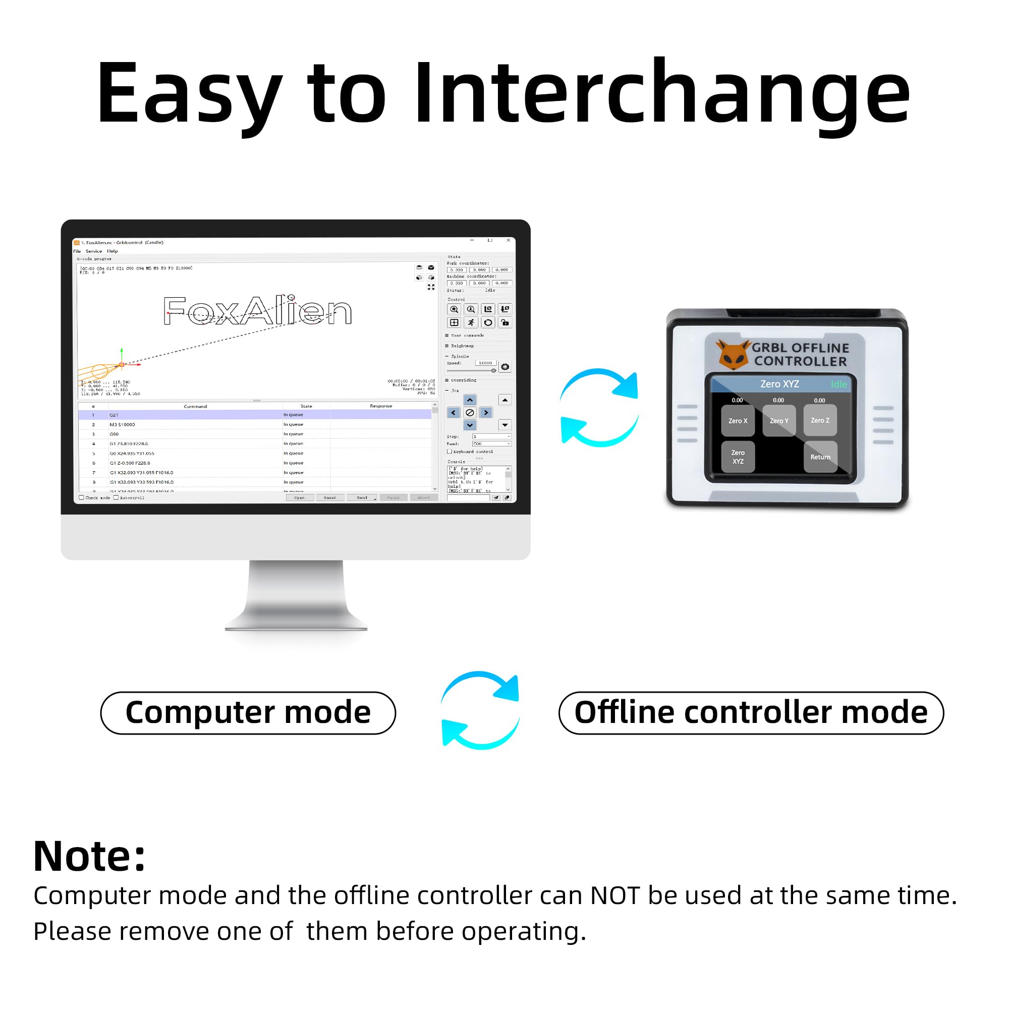 FoxAlien Masuter Pro 4040 CNC Router Machine + Touchscreen Offline Controller