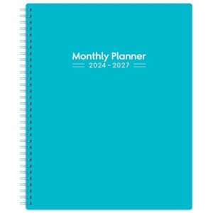 2024-2027 monthly planner/monthly calendar - 3 year monthly planner 2024-2027, jul 2024 - jun 2027, 9" x 11", 36 monthly planner + pocket - teal