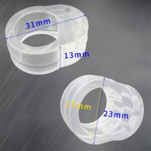 3pcs Door Stopper Transparent Silica Gel Door Handle Buffer Wall Protection Doorknob Bumper Walls Furniture Protective