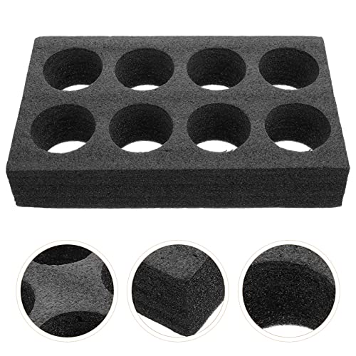 Drink Takeout Holder Disposable Foam Takeout Cup Holder Take Out Beverage Tray for Hot and Cold Cup Carrier Takeout Cafe and Restaurant Food Service Black Model Cup Holder