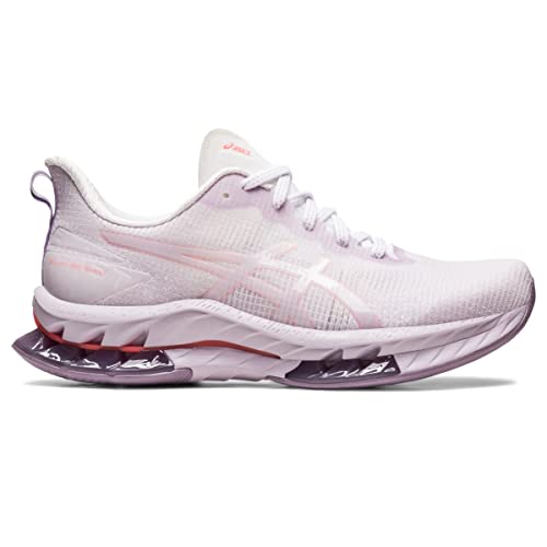 ASICS Women's Gel-Kinsei Blast LE 2 Running Shoes, 7, White/Papaya