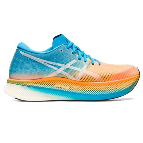 ASICS Women's METASPEED Sky Running Shoes, 10.5, Orange POP/Island Blue