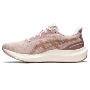 asics women's gel-pulse 14 running shoes, 6, mineral beige/champagne
