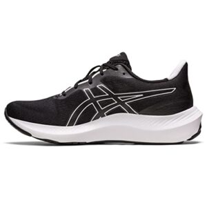 asics women's gel-pulse 14 running shoes, 9, black/white