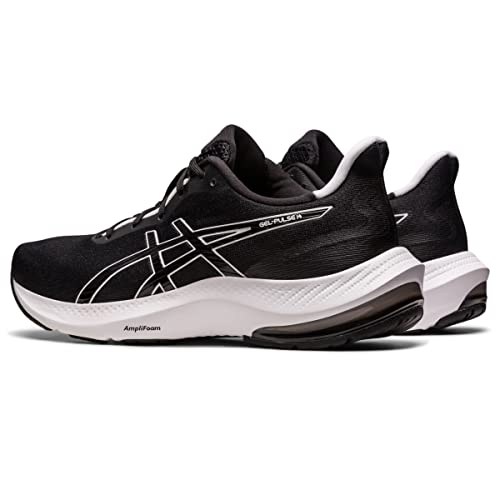 ASICS Women's Gel-Pulse 14 Running Shoes, 9, Black/White