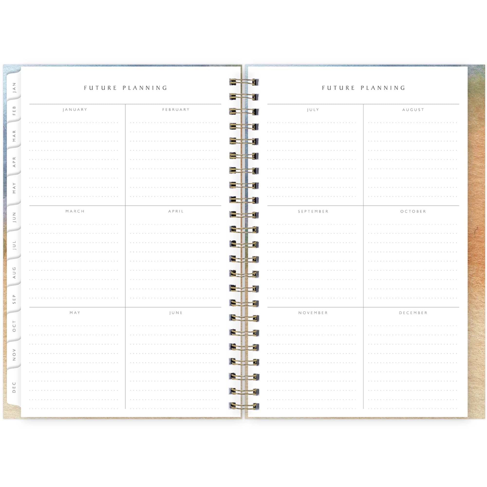 Blue Sky Sustainability 2023 Weekly and Monthly Planner, January - December, 5" x 8", Flexible Cover, Wirebound, Andreo (137950-23)