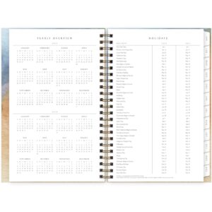 Blue Sky Sustainability 2023 Weekly and Monthly Planner, January - December, 5" x 8", Flexible Cover, Wirebound, Andreo (137950-23)