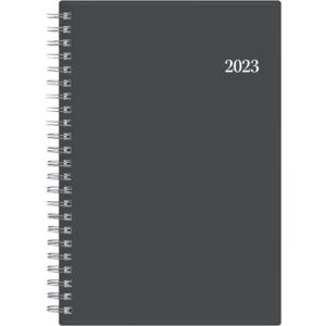 blue sky 2023 weekly and monthly planner, january - december, 5" x 8", flexible cover, wirebound, passages (100010-23)