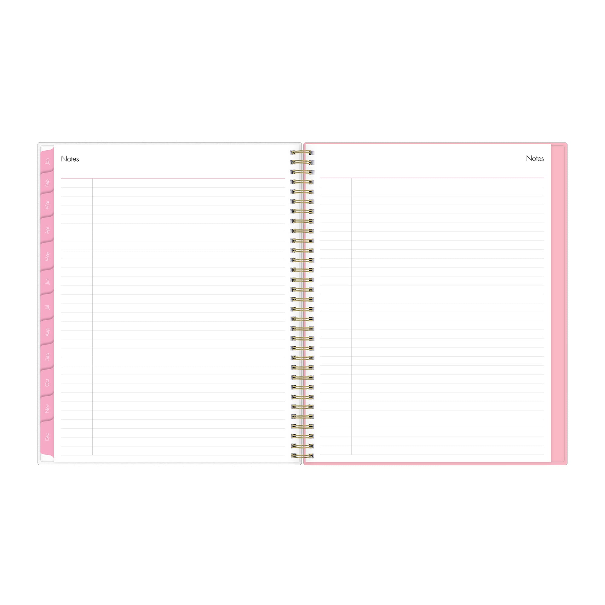 Blue Sky 2023 Weekly and Monthly Planner, January - December, 8.5" x 11", Frosted Cover, Wirebound, Mimi Pink (137264-23)