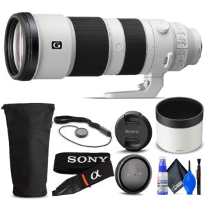 sony fe 200-600mm f/5.6-6.3 g oss lens (sel200600g) + lens cap keeper + cleaning kit + more (renewed)