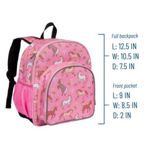 Wildkin 12 Inch Backpack, Wild Horses, One Size