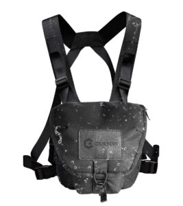 gaiarena waterproof binocular harness chest pack, bino harness case with rangefinder & cellphone pocket for 20x50 binoculars(full size)