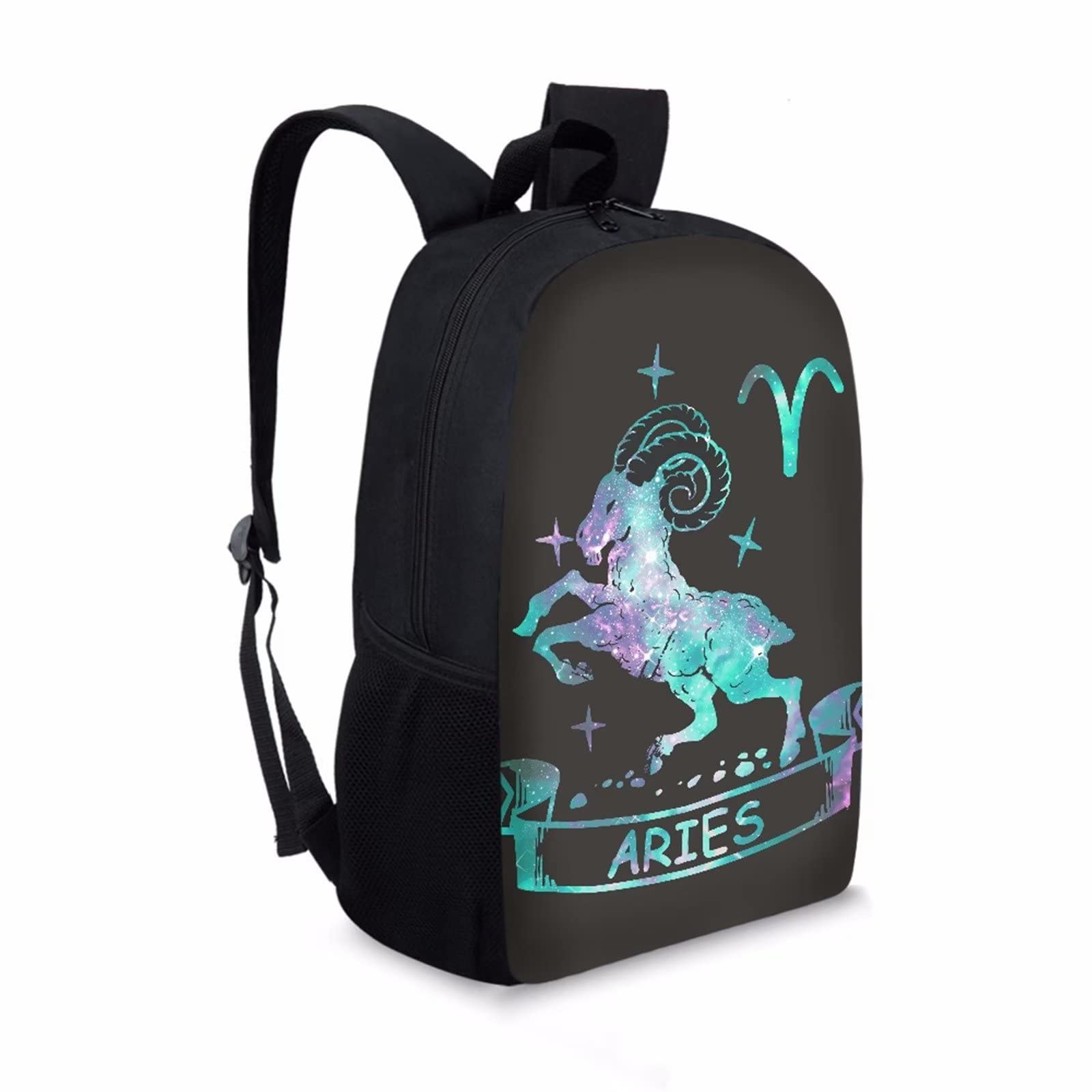 AFPANQZ Aries Schoolbag for Kids Teen Adult School Backpack Bookbags Satchel Casual Rucksack Lightweight Daypack Girls Boys Elementary School High School