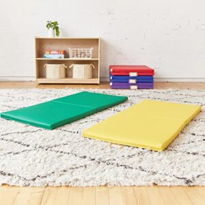 ECR4Kids SoftZone Folding Rainbow Rest Mats, Classroom Furniture, Assorted, 5-Piece