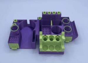 bc labs dab rite modular caddy purple green
