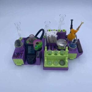 BC Labs Dab Rite Modular Caddy Purple Green