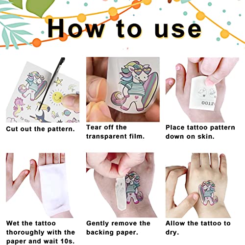 Temporary Tattoo for Kids,Panda Tattoo Stickers for Boys and Girls Favor,Safety Waterproof Fake Tattoos for Animal,Panda Party Supplies,10 sheets Cute kids tattoos (Panda-not luminous)