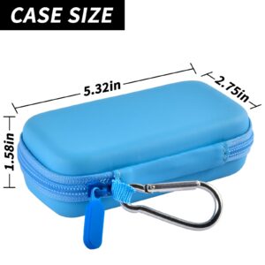 MP3 & MP4 Player Case for SOULCKER/G.G.Martinsen/Grtdhx/iPod Nano/Sandisk Music Player/Sony NW-A45 and Other Music Players with Bluetooth. Fit for Earbuds, USB Cable, Memory Card - Blue