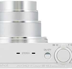 Sony DSCWX350 18 MP Digital Camera (White) (Renewed)