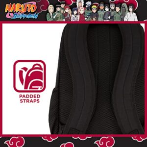 Naruto 15 Inch Sleeve Laptop Backpack, Padded Computer Bag for Commute or Travel, Team 7, One Size