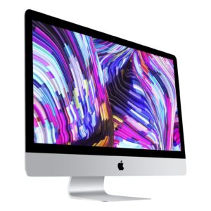 Apple iMac MRQY2LL/A 27 Inch 5K Display - 2019 -Intel i5 3.0GHz 8GB Ram - 1TB HHD + 32GB SSD (Renewed)