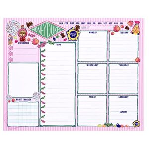 conquest journals harry potter honeydukes weekly planning pad 8"x10"