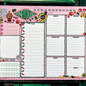 Conquest Journals Harry Potter Honeydukes Weekly Planning Pad 8"x10"