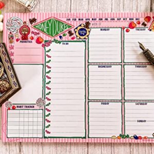 Conquest Journals Harry Potter Honeydukes Weekly Planning Pad 8"x10"