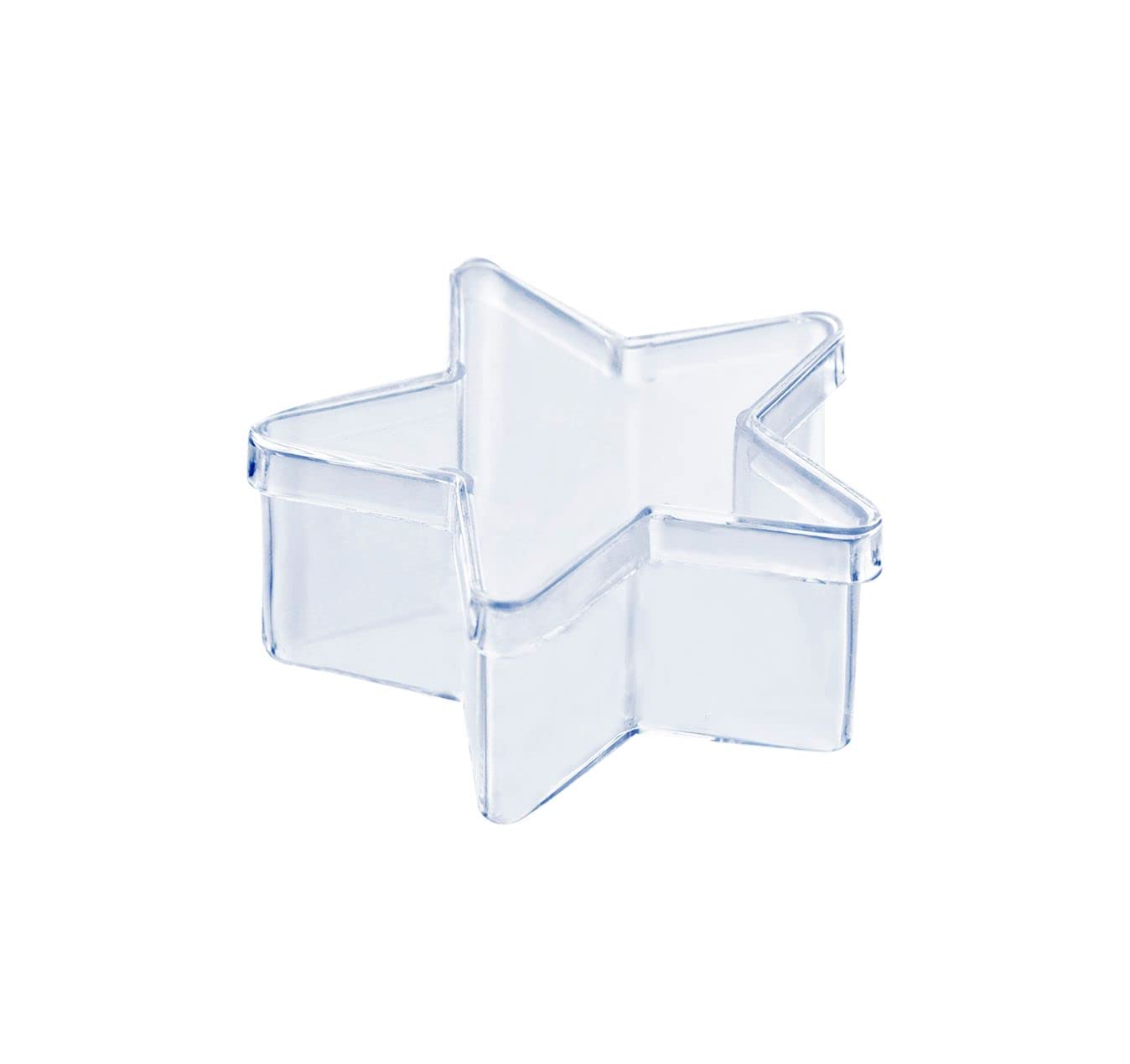 GRUPO MIRANDINHA 10 Acrylic Storage Box Candy Box Candy Container Jewelry Box Star 1.8 fl oz With Lid