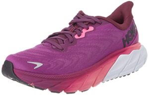 hoka one one women's running shoes, grape wine beautyberry, 7