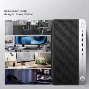 HP ProDesk 600 G3 Mini Tower Desk top PC i7-6700 Up to 4.00GHz 32GB RAM 512GB SSD + 1TB HDD HDMI Built in Wi-Fi & BT DVD-RW Dual Monitor Support Wireless Keyboard & Mouse Windows 10 Pro (Renewed)