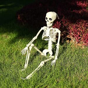 HOLYFUN 40" Skeleton Halloween Hanging Decorations for Outdoor and Indoor, Party Decor for Yard Patio Lawn Garden Haunted House