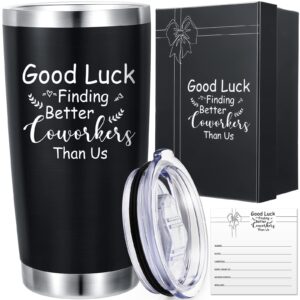 sieral 3 pcs coworker leaving gifts farewell gifts good luck finding better colleagues than us coworker leaving tumbler 20 oz mug going away goodbye gifts for women