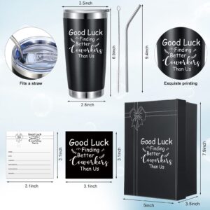 Sieral 3 Pcs Coworker Leaving Gifts Farewell Gifts Good Luck Finding Better Colleagues Than Us Coworker Leaving Tumbler 20 oz Mug Going Away Goodbye Gifts for Women