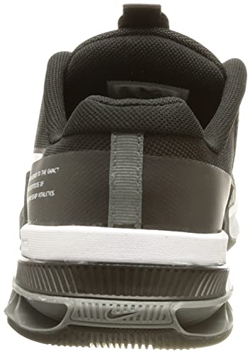 NIKE Women's Running Shoe, Black White Dk Smoke Grey Smok, 9.5