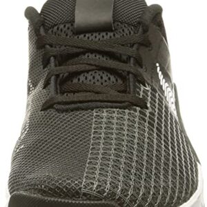 NIKE Women's Running Shoe, Black White Dk Smoke Grey Smok, 9.5