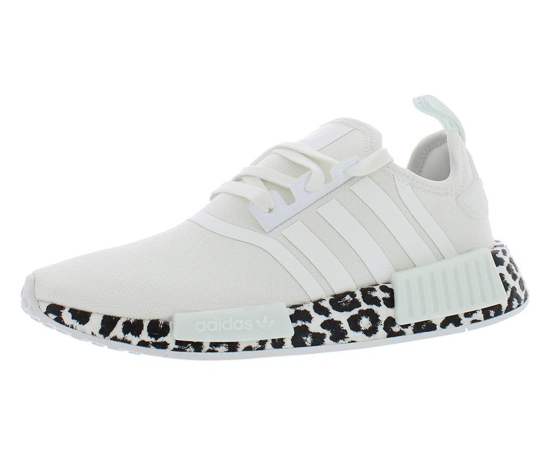 adidas Originals Women's NMD_R1 Sneaker (White Black Leopard Print, 7.5)