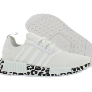 adidas Originals Women's NMD_R1 Sneaker (White Black Leopard Print, 7.5)