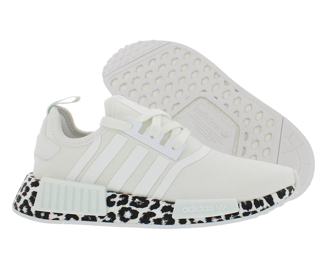 adidas Originals Women's NMD_R1 Sneaker (White Black Leopard Print, 7.5)