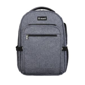 mavii - the convention backpack - 17 inch suitcase-style dance backpack, versatile travel gear, heathered gray