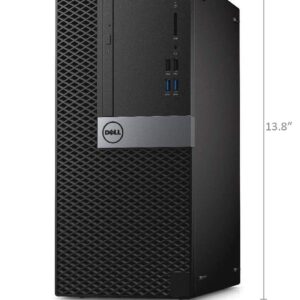 Dell 5050 Mini Tower Desktop Intel i7-6700 UP to 4.00GHz 32GB DDR4 New 1TB NVMe SSD + 2TB HDD Built-in AX200 Wi-Fi 6 BT Dual Monitor Support Wireless Keyboard and Mouse Win10 Pro (Renewed)