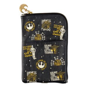 erin condren ultimate vegan leather planny pack - star wars alliance design. planner accessory pouch with pockets, extended zipper, and elastic band to secure around planner or notebook