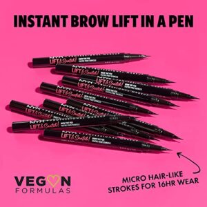 NYX PROFESSIONAL MAKEUP Lift & Snatch Eyebrow Tint Pen, Ash Brown (Pack Of 2)