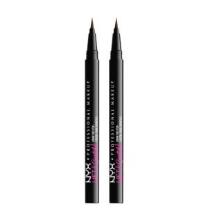 nyx professional makeup lift & snatch eyebrow tint pen, espresso (pack of 2)