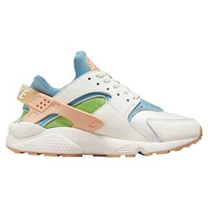 Nike Women's Air Huarache Se, Sail/Arctic Orange-worn Blue, 8.5