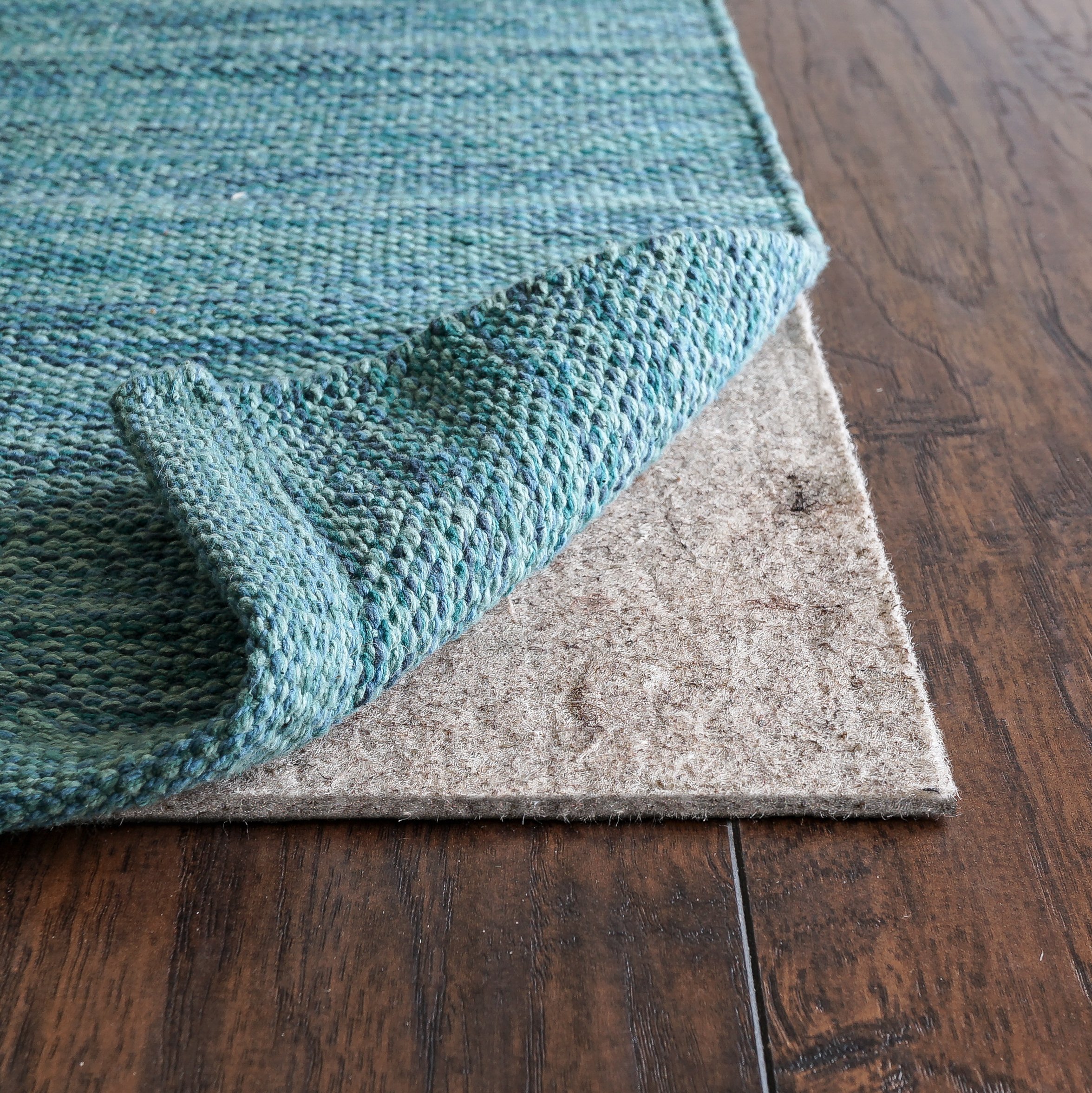 RUGPADUSA - Basics - 6'10" x 9'10" - 1/8" Thick - Felt + Rubber - Non-Slip Rug Pad - Cushioning Felt for Modest Comfort - Safe for All Floors and Finishes